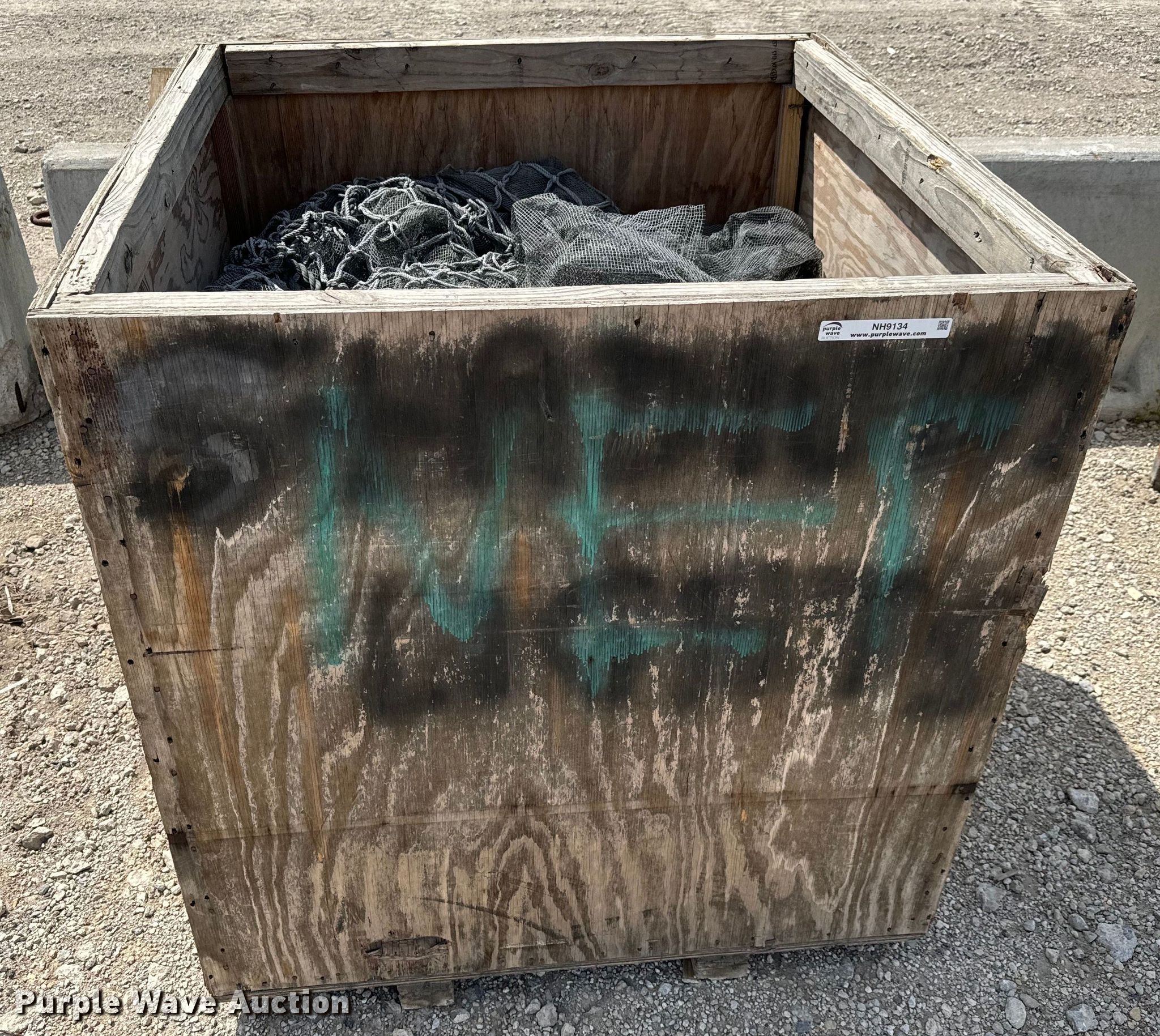 (2) bins of debris netting in Wichita, KS Item NH9134 for sale Purple Wave