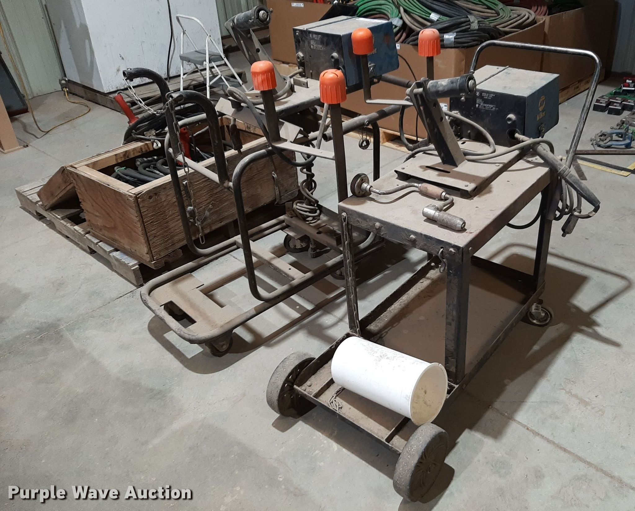 (2) Miller S22A wire feeders in Wichita, KS Item NV9077 for sale