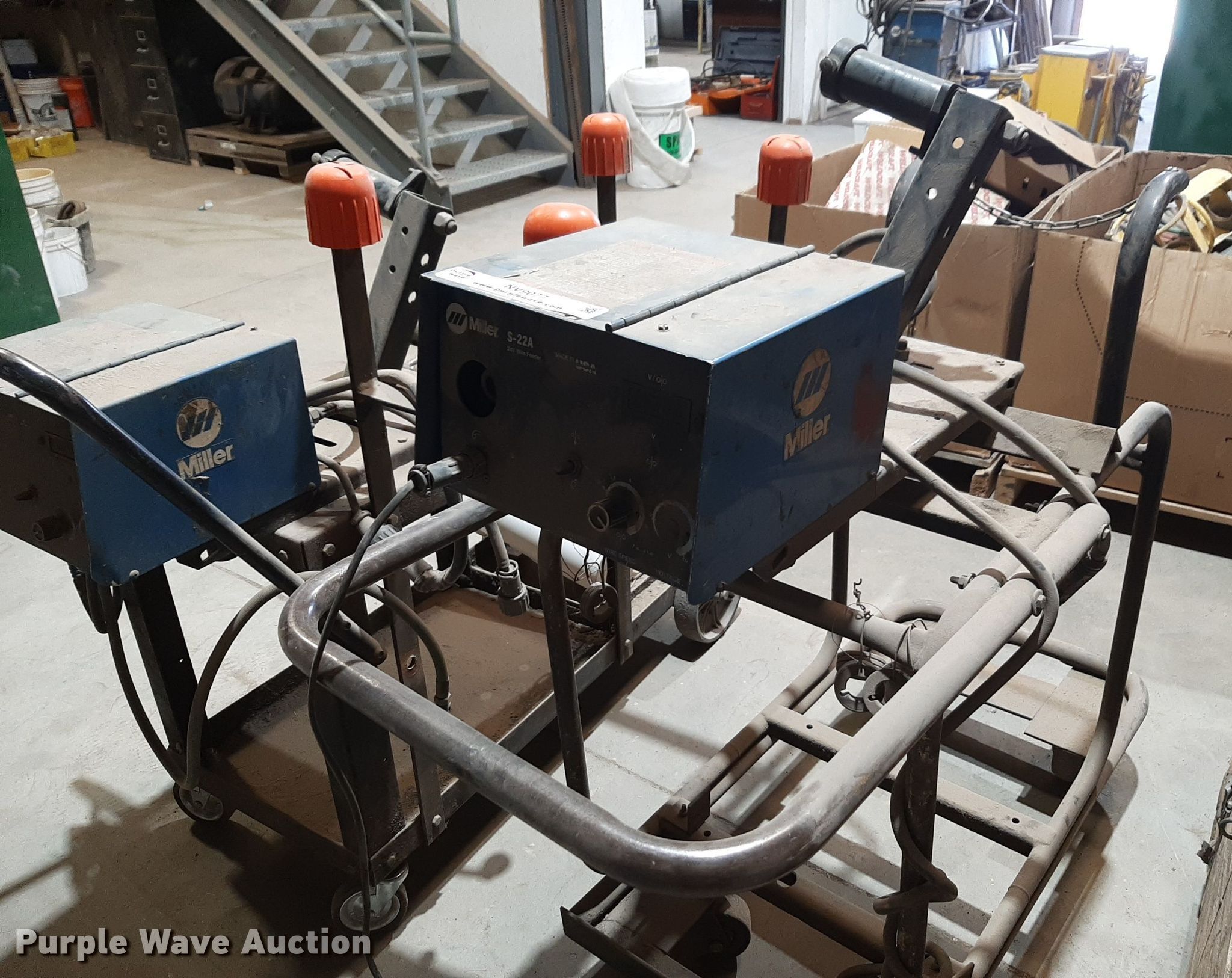 (2) Miller S22A wire feeders in Wichita, KS Item NV9077 for sale