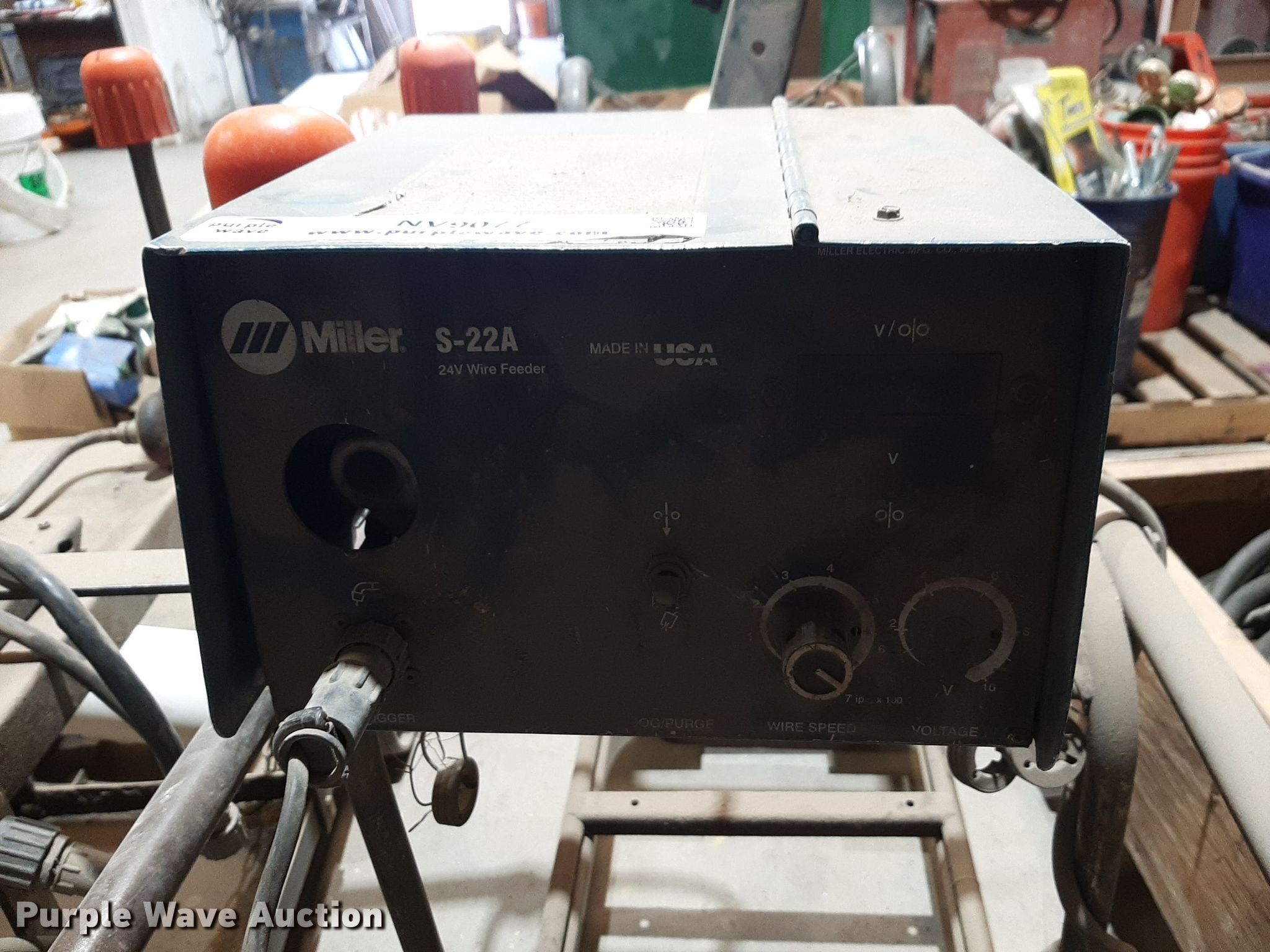 (2) Miller S22A wire feeders in Wichita, KS Item NV9077 for sale