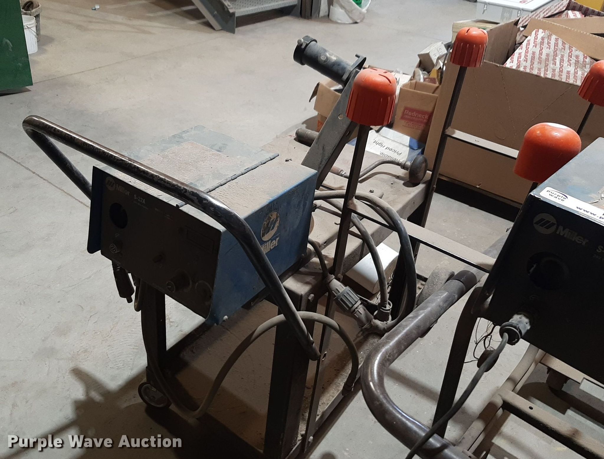 (2) Miller S22A wire feeders in Wichita, KS Item NV9077 for sale
