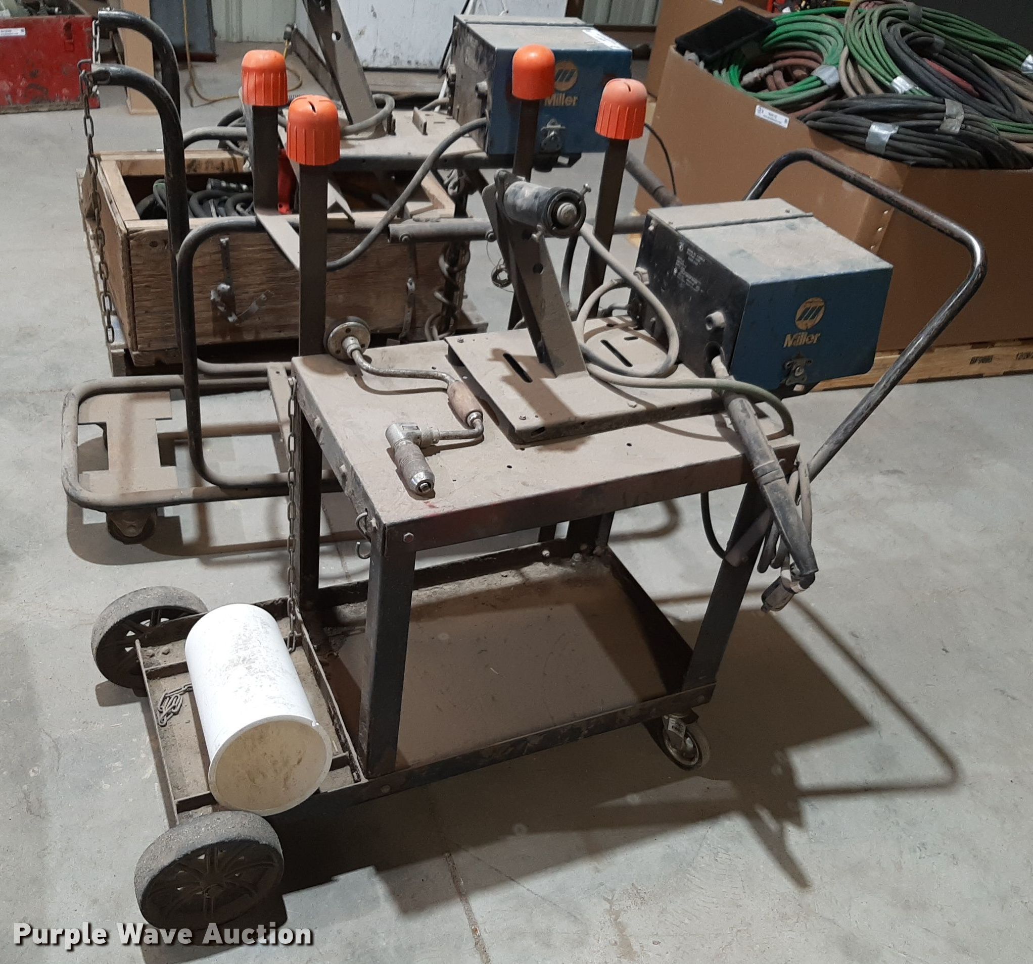 (2) Miller S22A wire feeders in Wichita, KS Item NV9077 for sale