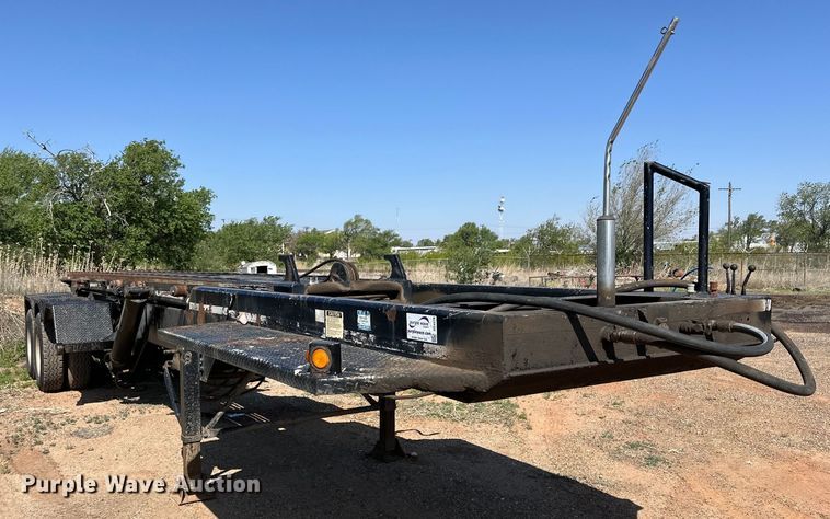 image for item DG4378 1995 G&H Manufacturing  roll-off container trailer