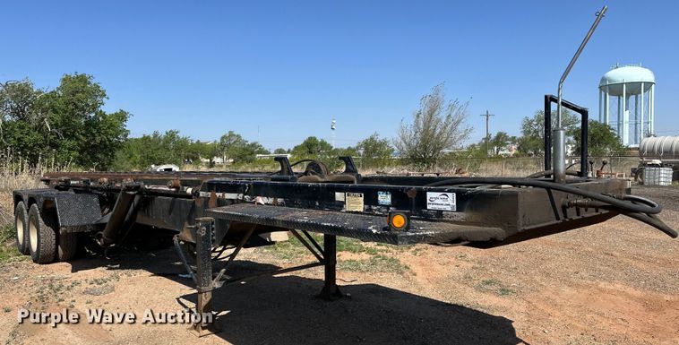 image for item DG4378 1995 G&H Manufacturing  roll-off container trailer