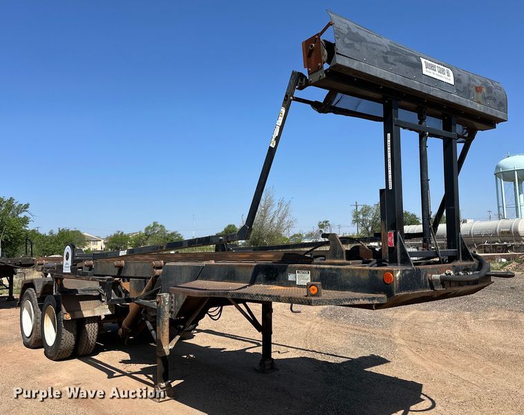 image for item DG4380 1992 G&H Manufacturing  1630 roll-off container trailer