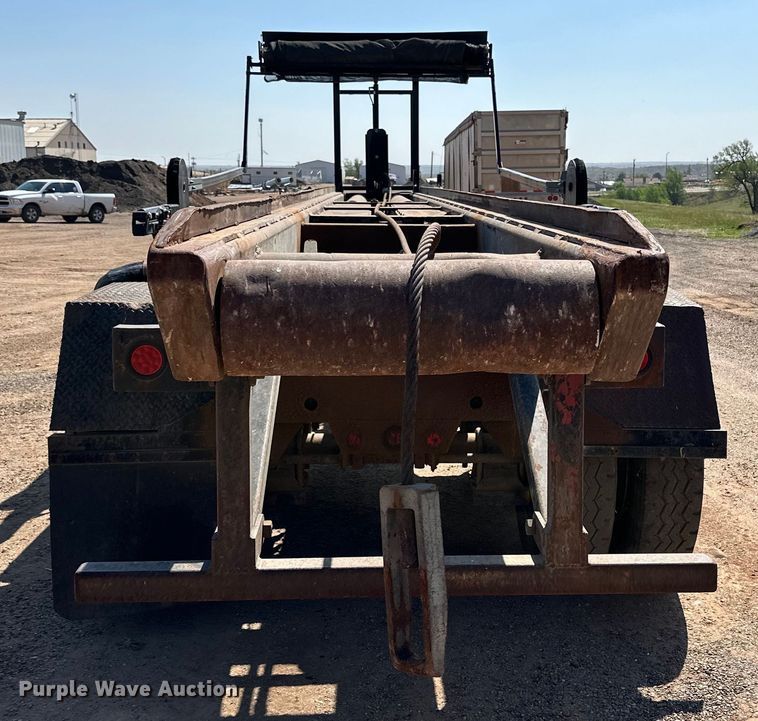 image for item DG4380 1992 G&H Manufacturing  1630 roll-off container trailer