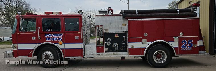 image for item DM1585 1987 Pierce fire truck