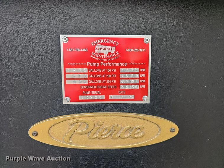 image for item DM1585 1987 Pierce fire truck