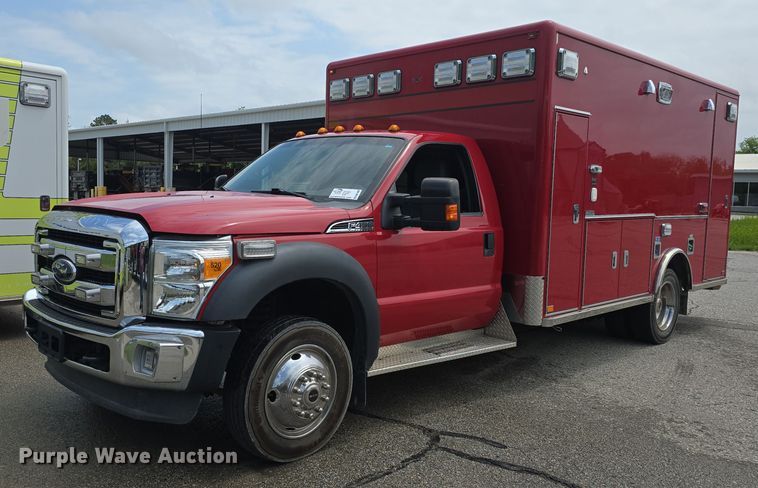 image for item DM1605 2012 Ford F450 Super Duty XLT ambulance