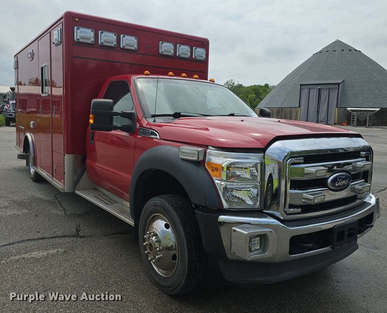 image for item DM1605 2012 Ford F450 Super Duty XLT ambulance