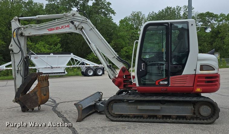 image for item DM1658 2014 Takeuchi TB290 mini excavator