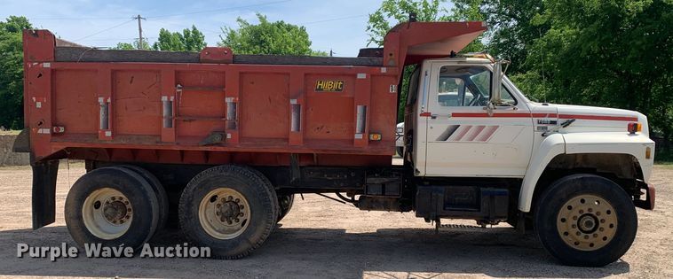 image for item DM7838 1986 Ford FT8000 dump truck