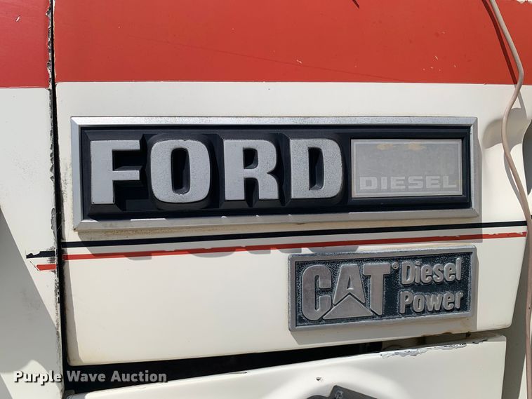 image for item DM7838 1986 Ford FT8000 dump truck