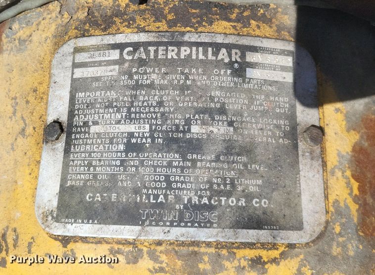 image for item DO4918 Caterpillar  3408 power unit