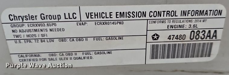 image for item DP0858 2014 Dodge Charger Police 