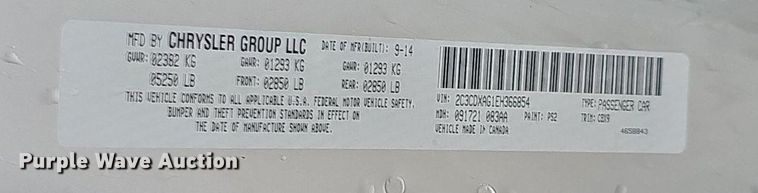 image for item DP0858 2014 Dodge Charger Police 