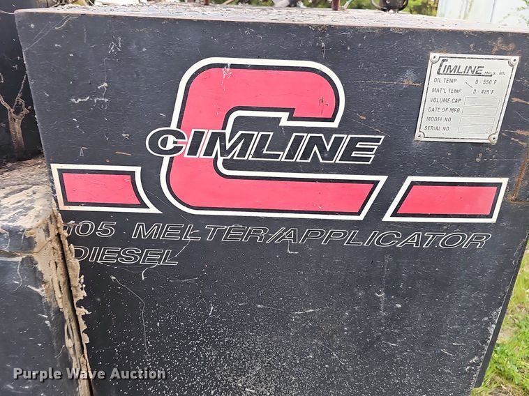 image for item DP0880 1999 Cimline 105D M/A  melter applicator