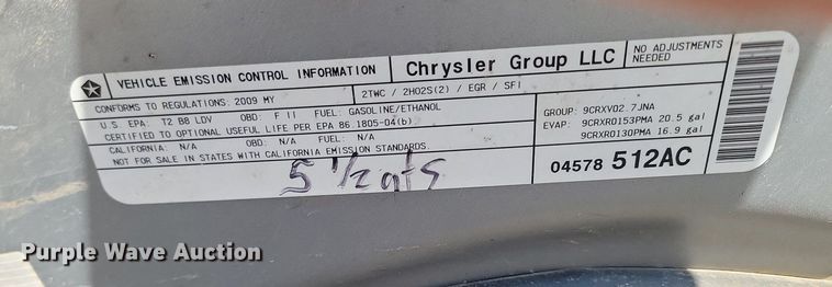 image for item DP3545 2009 Dodge Avenger SXT 