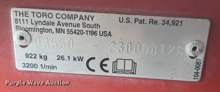 image for item DQ7041 Toro Reelmaster 5500D reel mower