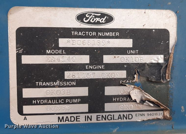 image for item DQ7043 1990 Ford 6610 tractor