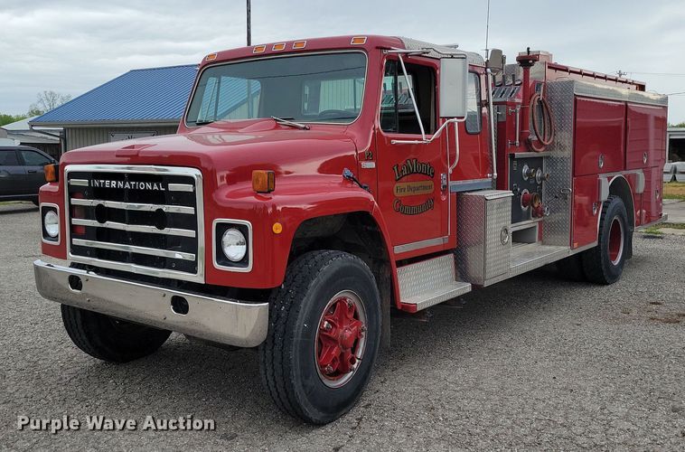 image for item DR8009 1980 International 1824 fire truck