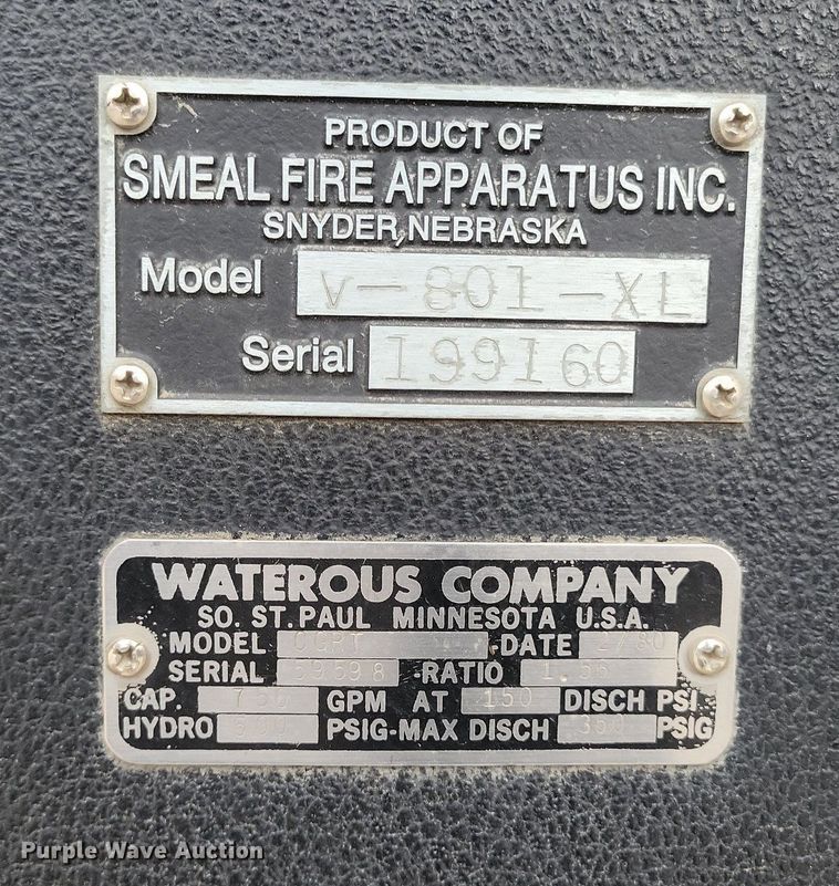 image for item DR8009 1980 International 1824 fire truck