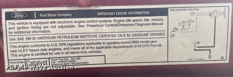 image for item EH5500 2000 Ford Excursion XLT SUV