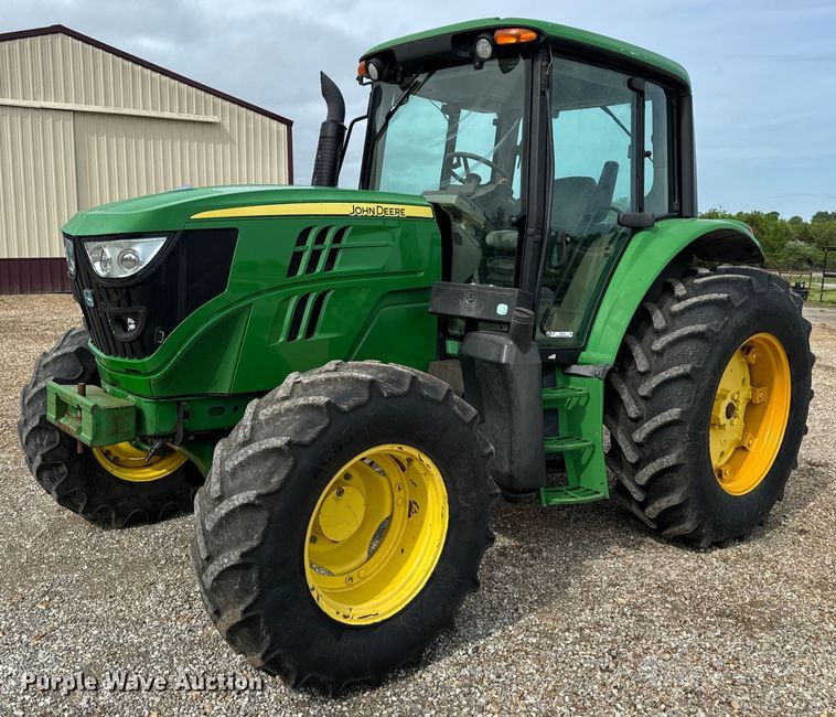 image for item EH6732 2012 John Deere 6125M MFWD tractor