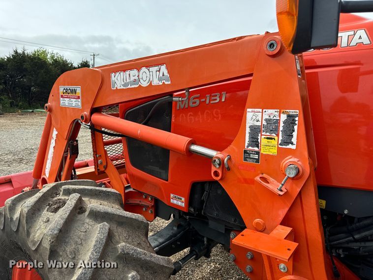 image for item EH6733 2016 Kubota M6-131 MFWD tractor