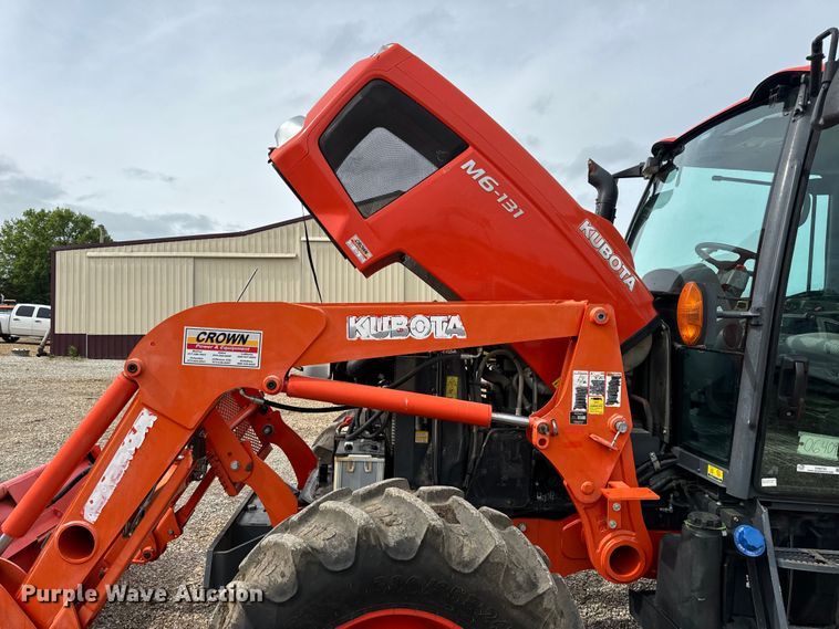 image for item EH6733 2016 Kubota M6-131 MFWD tractor