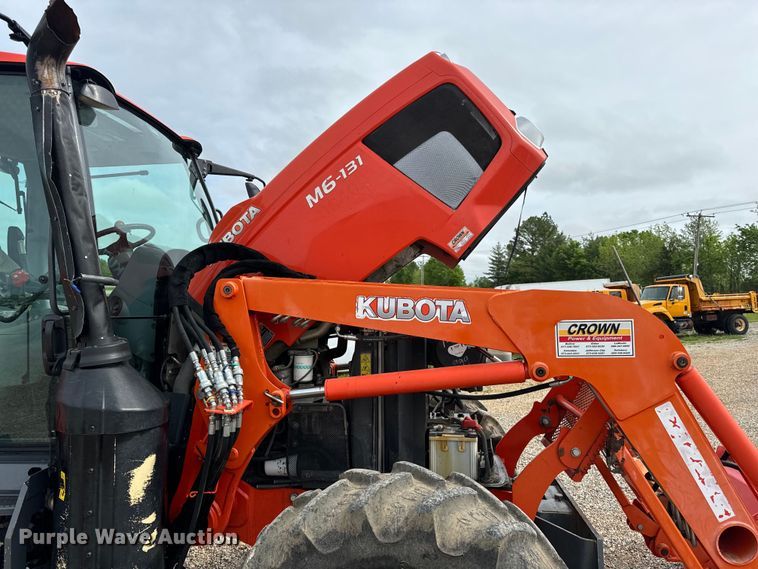 image for item EH6733 2016 Kubota M6-131 MFWD tractor