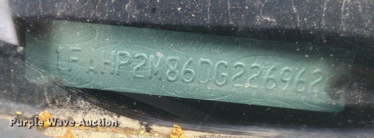 image for item EJ7972 2013 Ford Taurus Police Interceptor 