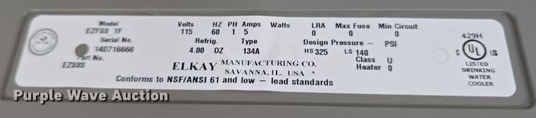 image for item EK5869 Elkay EZFS8 1F water fountain