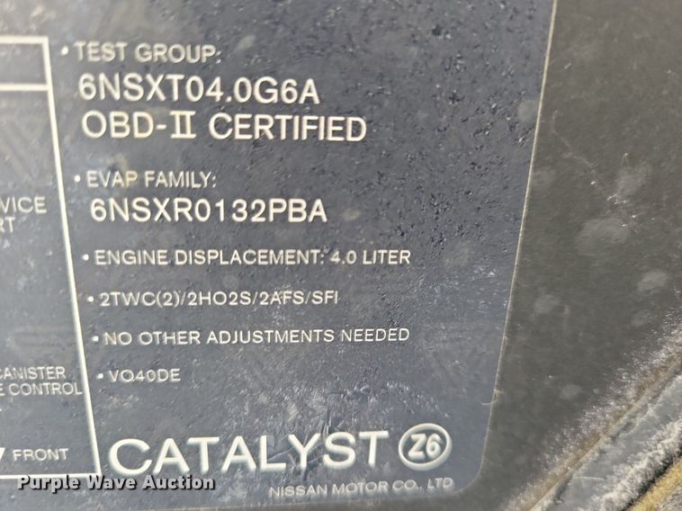 image for item LC9509 2006 Nissan XTerra SE SUV