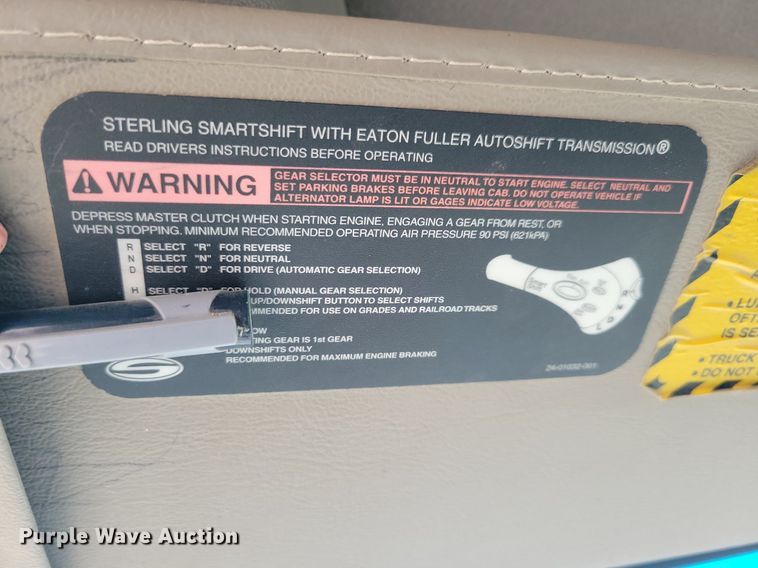 image for item LD9003 2003 Sterling LT9500 dump truck