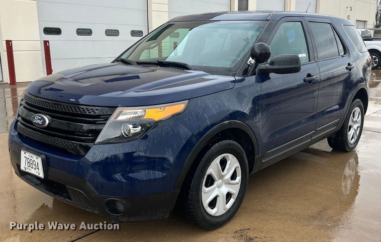 image for item LD9451 2014 Ford Explorer Police Interceptor  SUV