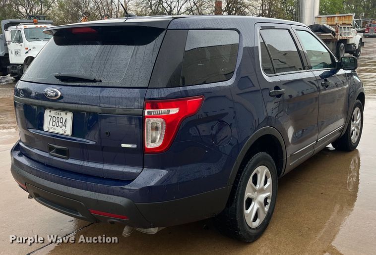image for item LD9451 2014 Ford Explorer Police Interceptor  SUV