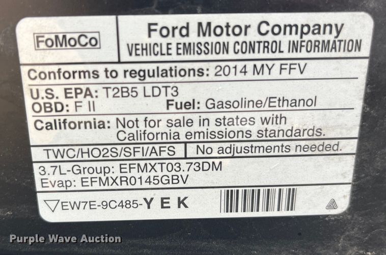 image for item LD9451 2014 Ford Explorer Police Interceptor  SUV