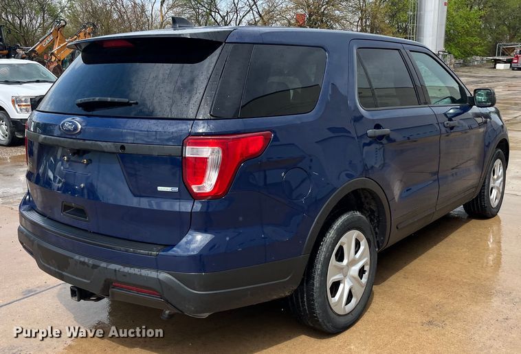 image for item LD9454 2018 Ford Explorer Police Interceptor  SUV