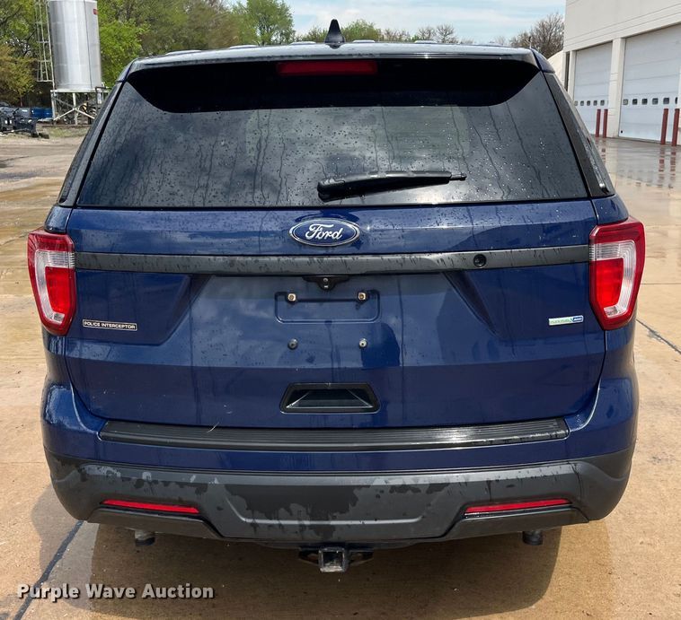 image for item LD9454 2018 Ford Explorer Police Interceptor  SUV
