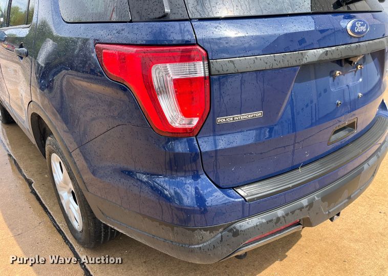 image for item LD9454 2018 Ford Explorer Police Interceptor  SUV