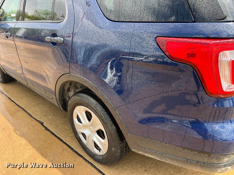 image for item LD9454 2018 Ford Explorer Police Interceptor  SUV