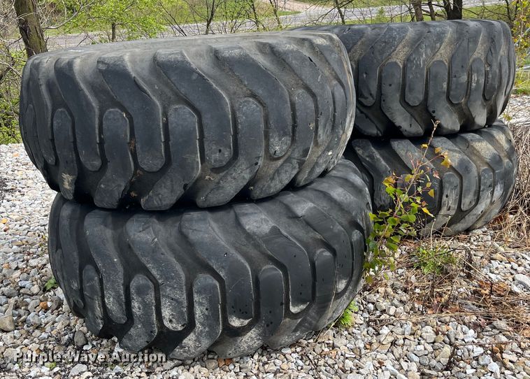 image for item LD9469 (4) Good Year 26.5-25 tires