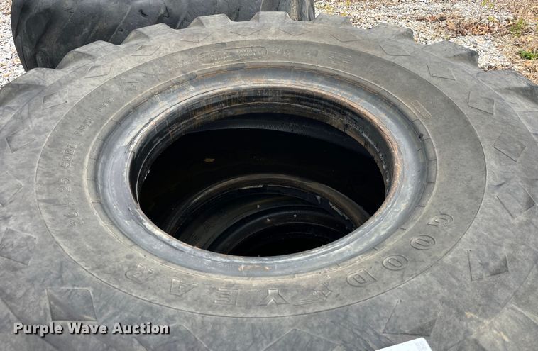 image for item LD9469 (4) Good Year 26.5-25 tires