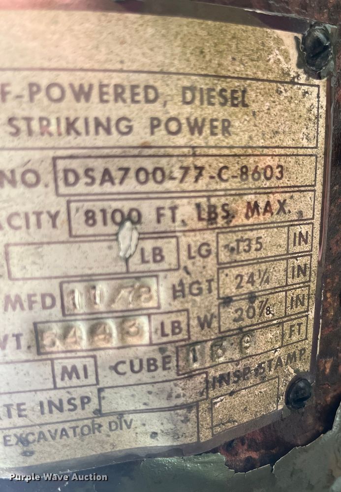 image for item LD9472 Pile driver