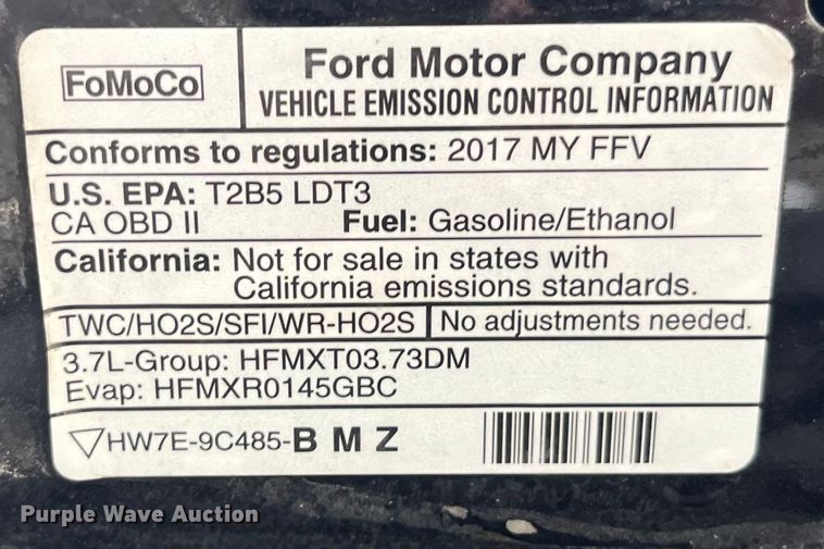 image for item LD9495 2017 Ford Explorer Police Interceptor  SUV