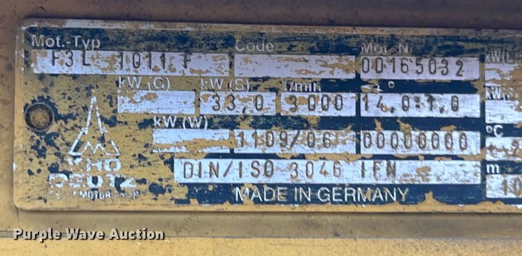 image for item LD9497 1997 Vermeer V4150A trencher