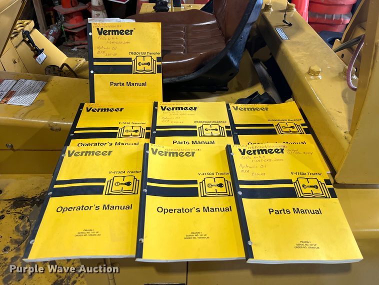 image for item LD9497 1997 Vermeer V4150A trencher