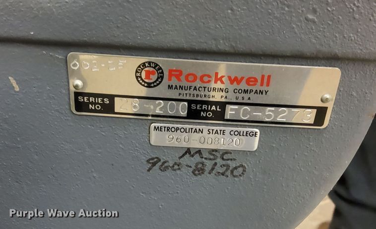 image for item LO9006 Rockwell 28-200 band saw