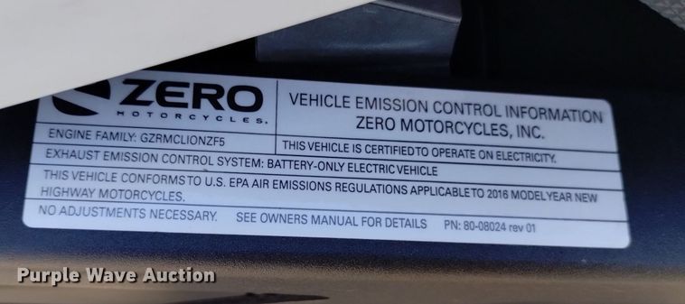 image for item LO9009 2016 Z-Force FX  motorcycle